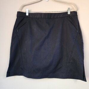 Callaway Women Knit Flounce Skort Golf,Sz L/XL Golf, Pocket, Zip, Poly Blend